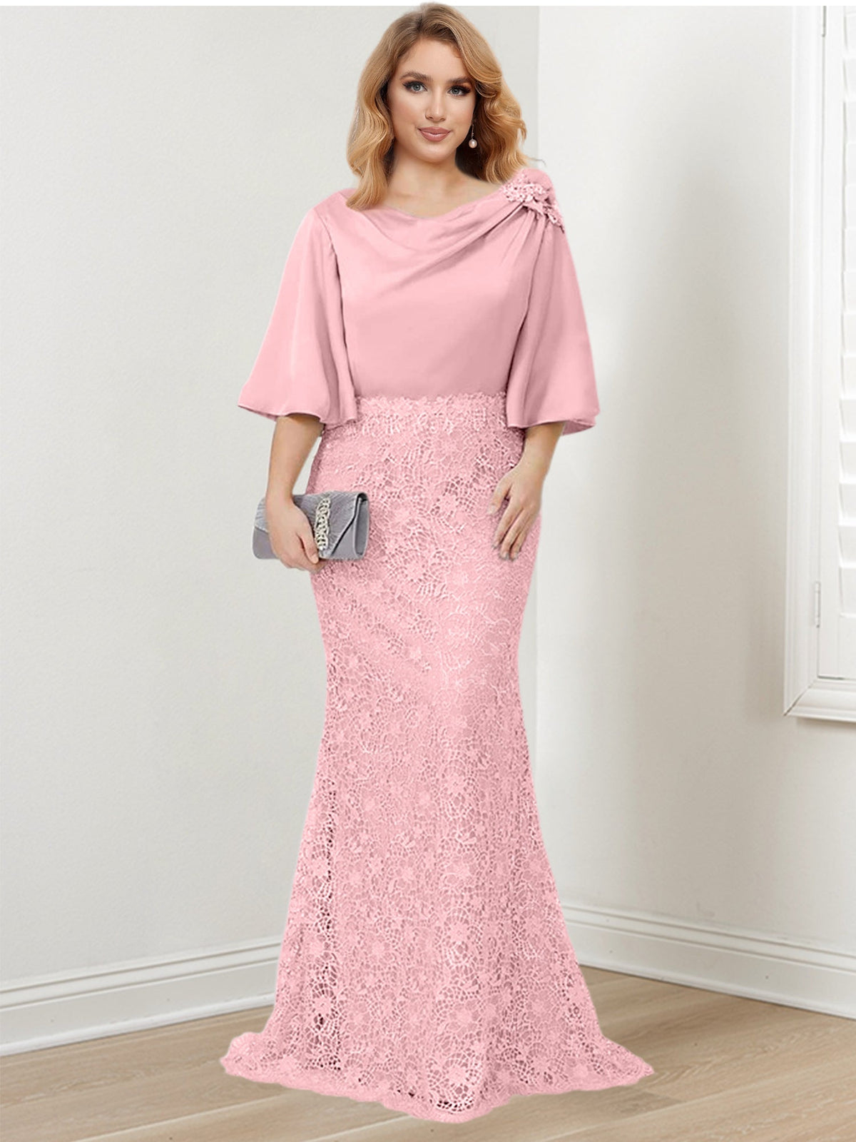 Mother of the Bride Trumpet Mermaid Dresses Featuring Applique Details