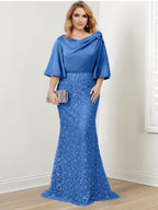 Mother of the Bride Trumpet Mermaid Dresses Featuring Applique Details