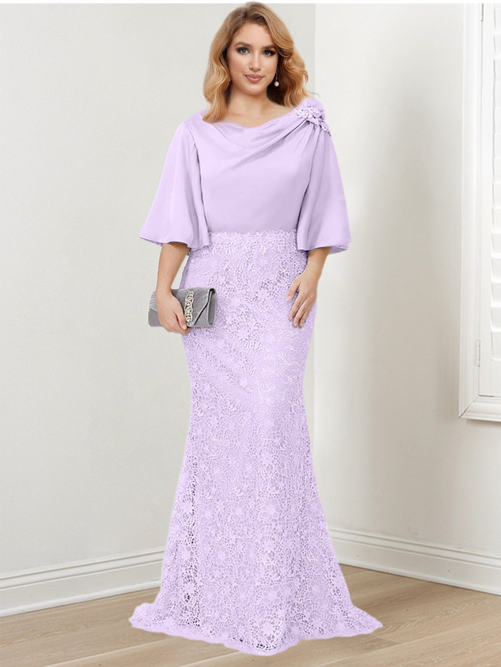 Mother of the Bride Trumpet Mermaid Dresses Featuring Applique Details