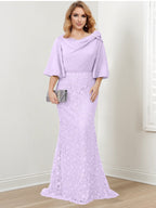 Mother of the Bride Trumpet Mermaid Dresses Featuring Applique Details