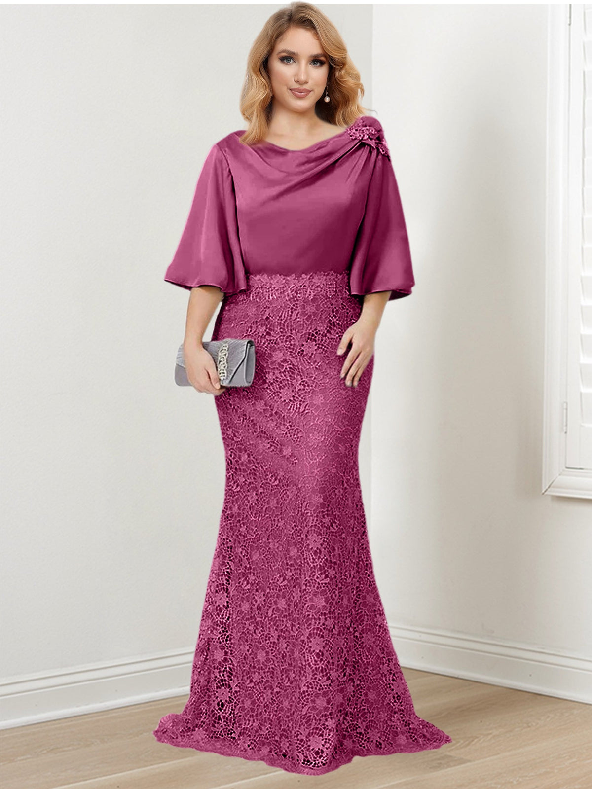 Mother of the Bride Trumpet Mermaid Dresses Featuring Applique Details