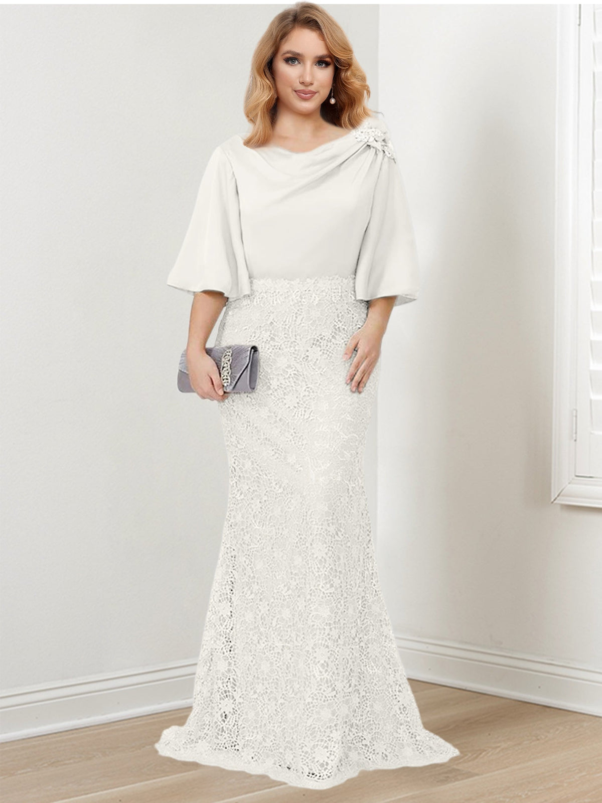Mother of the Bride Trumpet Mermaid Dresses Featuring Applique Details