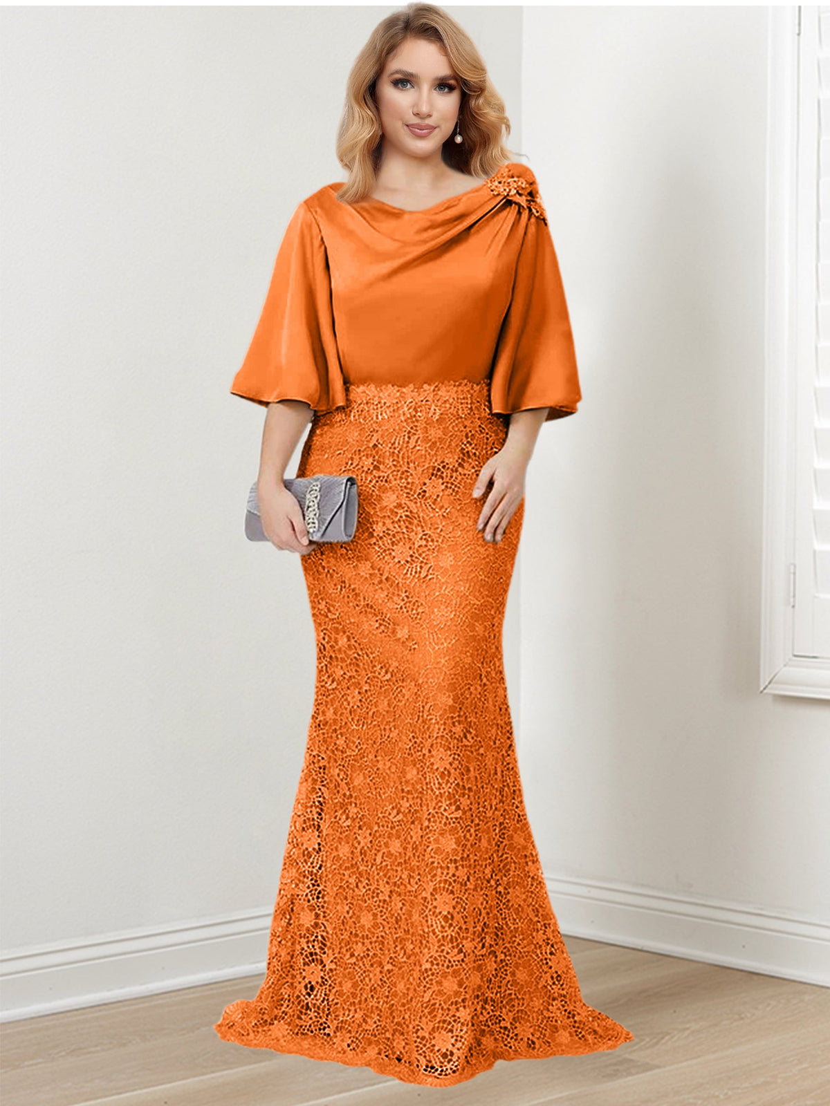 Mother of the Bride Trumpet Mermaid Dresses Featuring Applique Details