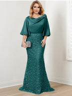 Mother of the Bride Trumpet Mermaid Dresses Featuring Applique Details