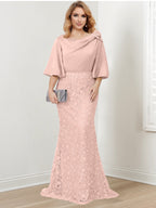 Mother of the Bride Trumpet Mermaid Dresses Featuring Applique Details