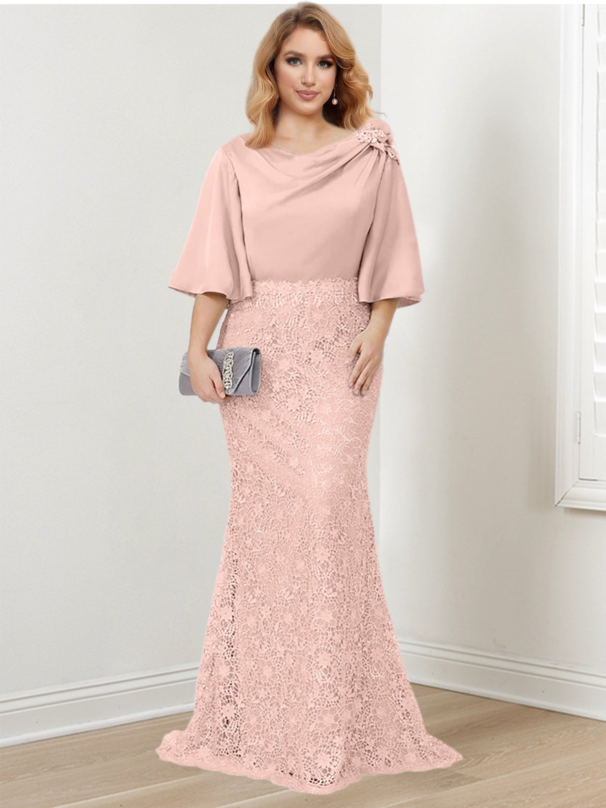 Mother of the Bride Trumpet Mermaid Dresses Featuring Applique Details