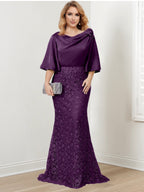 Mother of the Bride Trumpet Mermaid Dresses Featuring Applique Details