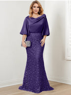 Mother of the Bride Trumpet Mermaid Dresses Featuring Applique Details