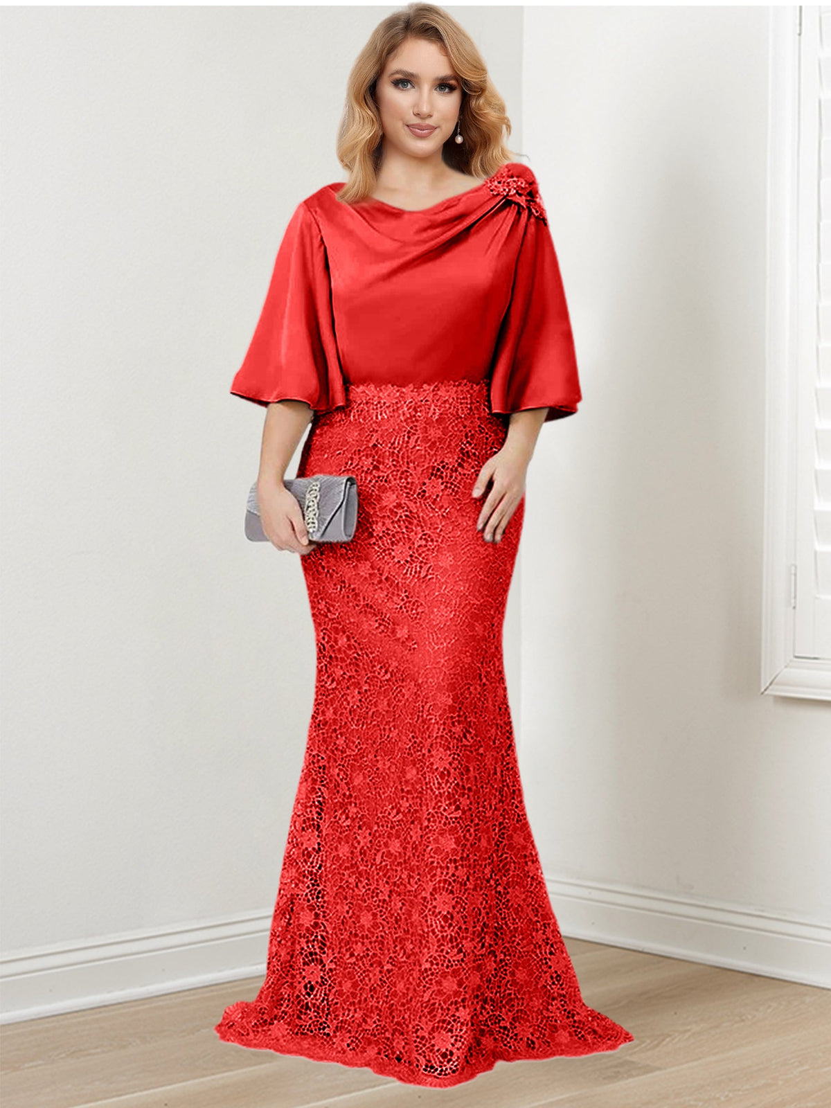 Mother of the Bride Trumpet Mermaid Dresses Featuring Applique Details