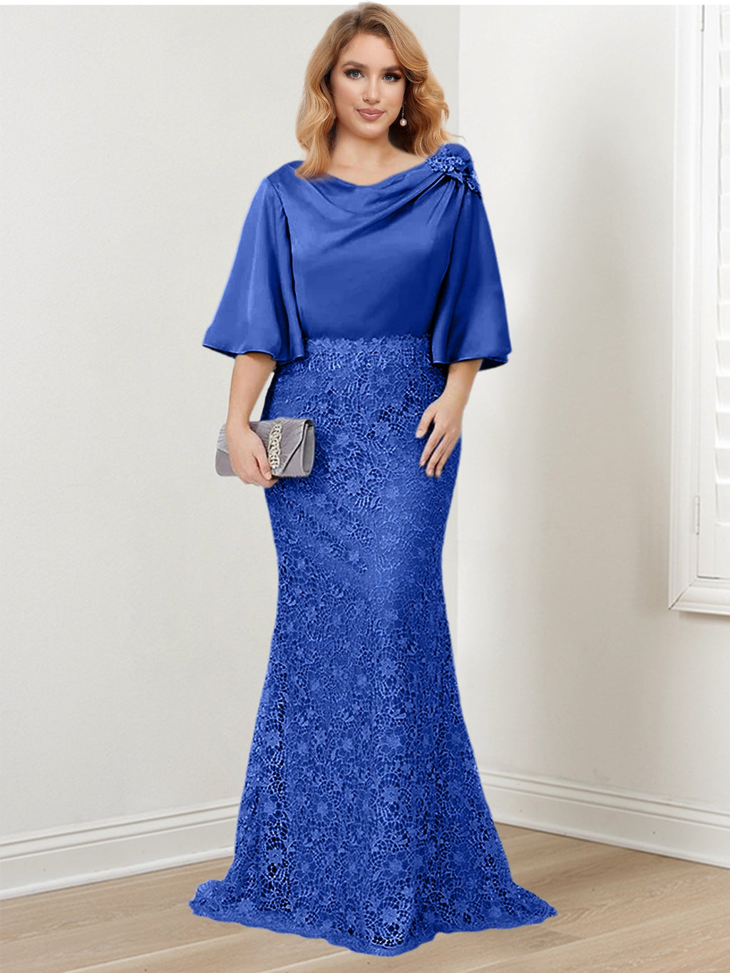 Mother of the Bride Trumpet Mermaid Dresses Featuring Applique Details