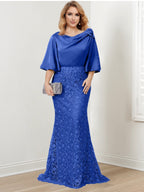 Mother of the Bride Trumpet Mermaid Dresses Featuring Applique Details