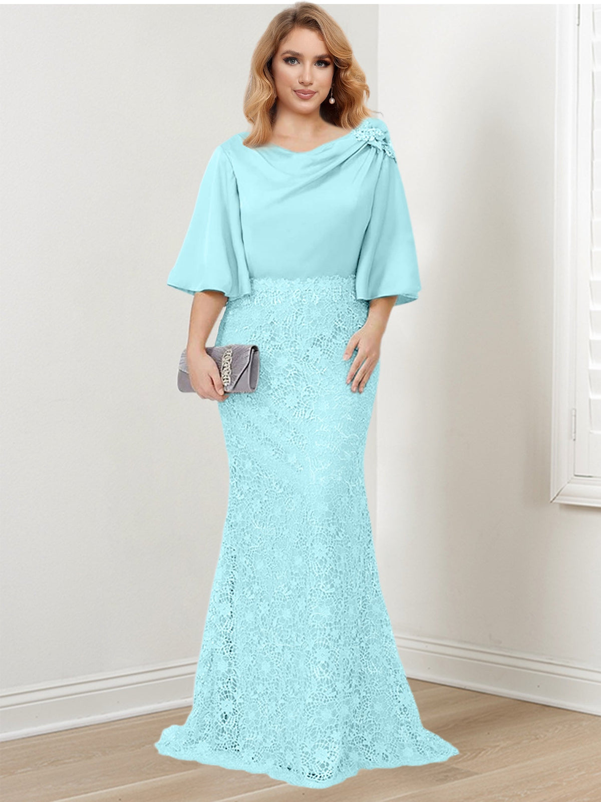 Mother of the Bride Trumpet Mermaid Dresses Featuring Applique Details