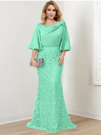 Mother of the Bride Trumpet Mermaid Dresses Featuring Applique Details