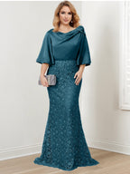 Mother of the Bride Trumpet Mermaid Dresses Featuring Applique Details