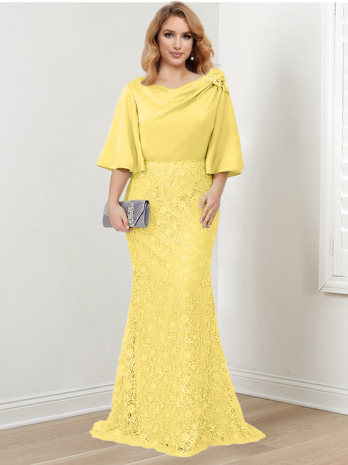 Mother of the Bride Trumpet Mermaid Dresses Featuring Applique Details