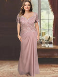Plus Size Mother Of The Bride Sweetheart Neckline Lace Appliques Sheath Dress