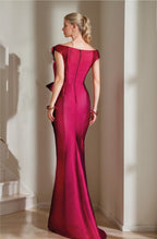 Off The Shoulder Mermaid Trumpet Mother Of The Bride Dresses With High Split