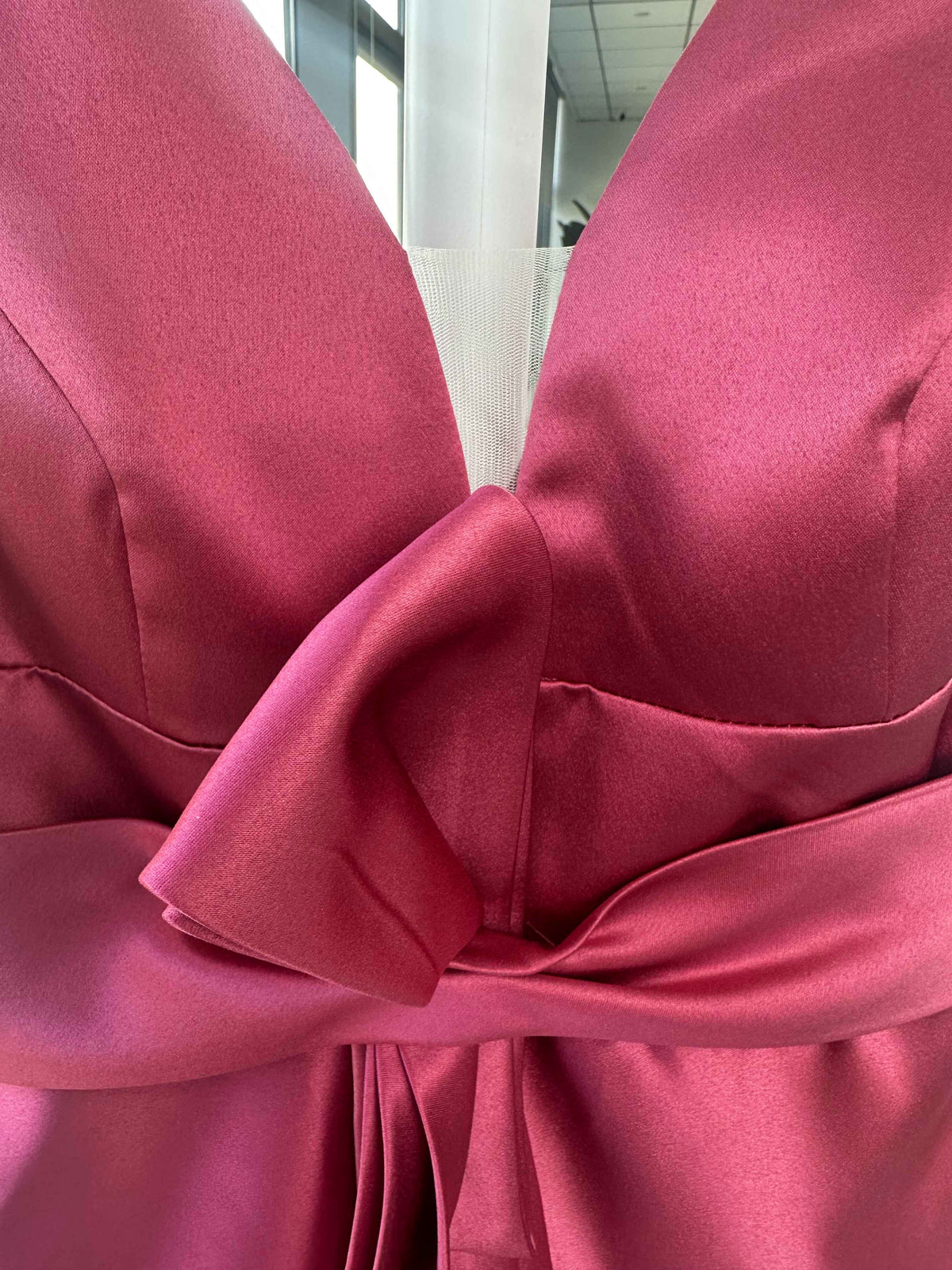 Mother Of The Bride Princess Dress V Neck Sleeveless A Line With Side Split