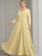 V Neck Dress With Three Quarter Sleeves Sequins Plus Size Mother Of The Bride
