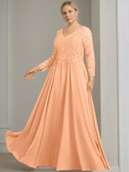 V Neck Dress With Three Quarter Sleeves Sequins Plus Size Mother Of The Bride