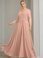 V Neck Dress With Three Quarter Sleeves Sequins Plus Size Mother Of The Bride