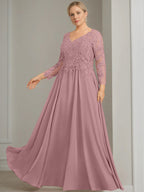 V Neck Dress With Three Quarter Sleeves Sequins Plus Size Mother Of The Bride