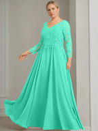 V Neck Dress With Three Quarter Sleeves Sequins Plus Size Mother Of The Bride
