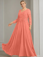 V Neck Dress With Three Quarter Sleeves Sequins Plus Size Mother Of The Bride