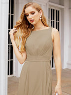 Bridesmaid Dresses for Wedding Ruffles Long Formal Prom Gowns 28039
