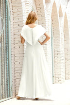 Mother of The Bride Dresses Plus Size V-Neck Floor Length Formal Prom Dress for Wedding Guest 28020