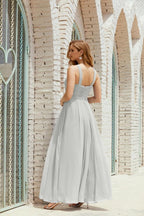 Vestidos de Dama de Honra Halter Vestido Formal de Cocktail Vestido de Baile 28015