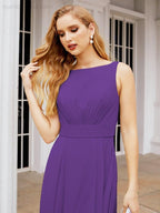 Bridesmaid Dresses for Wedding Ruffles Long Formal Prom Gowns 28039