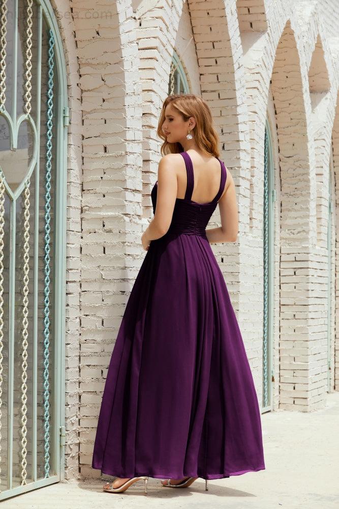 Vestidos de Dama de Honra Halter Vestido Formal de Cocktail Vestido de Baile 28015