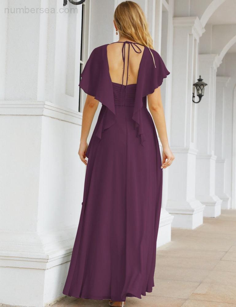 Bridesmaid Dresses Backless Formal Prom Gowns for Evening Party Mother of The Bride Dress 28040