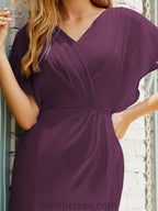 Vestidos de Baile de Regresso a Casa Comprimento ao Joelho Sem Mangas Modelo 28021