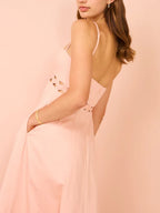 Abito Midi In Rosa Nuvola