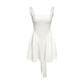 Summer Rain Backless Lace up Bow Evening Dress