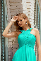 Vestidos de Dama de Honra Halter Vestido Formal de Cocktail Vestido de Baile 28015