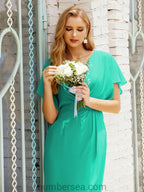 Vestidos de Baile de Regresso a Casa Comprimento ao Joelho Sem Mangas Modelo 28021