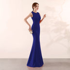 Abito da Sposa da Cerimonia Lungo Cocktail Elegante a Coda di Sirena per Fidanzamento Matrimonio Sera Donna – Il Miglior Abito da Sposa per la Sposa