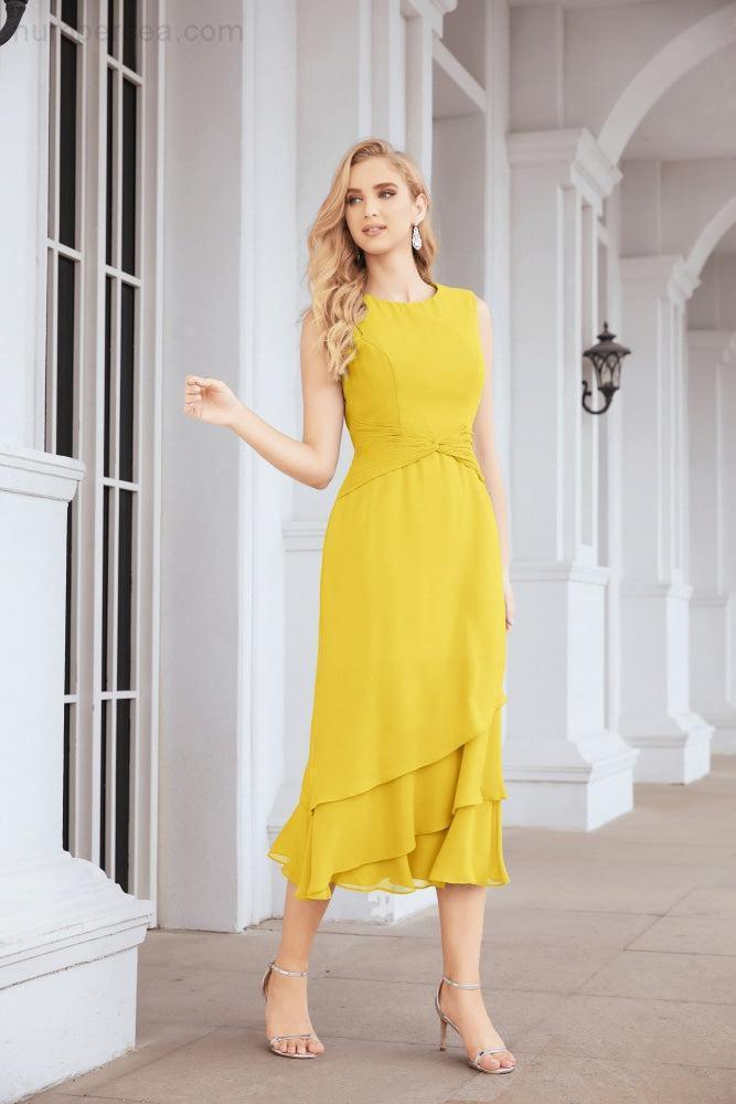 Vestido de fiesta formal de dos piezas en línea A para madre de la novia Numbersea 28072