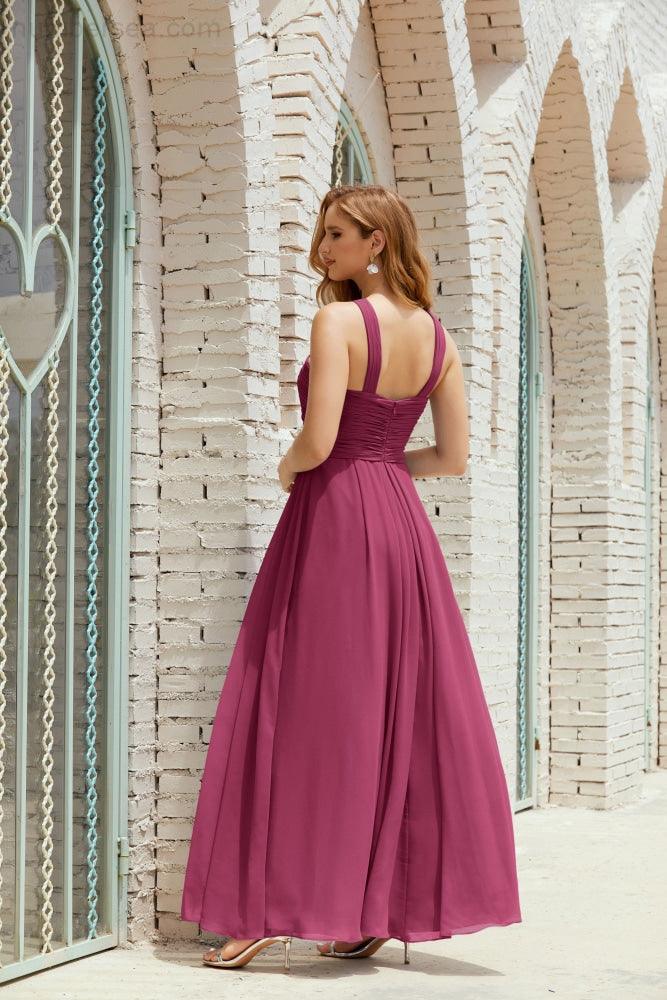 Vestidos de Dama de Honra Halter Vestido Formal de Cocktail Vestido de Baile 28015