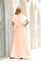 Mother of The Bride Dresses Plus Size V-Neck Floor Length Formal Prom Dress for Wedding Guest 28020
