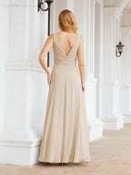 Bridesmaid Dresses for Wedding Ruffles Long Formal Prom Gowns 28039