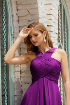 Vestidos de Dama de Honra Halter Vestido Formal de Cocktail Vestido de Baile 28015