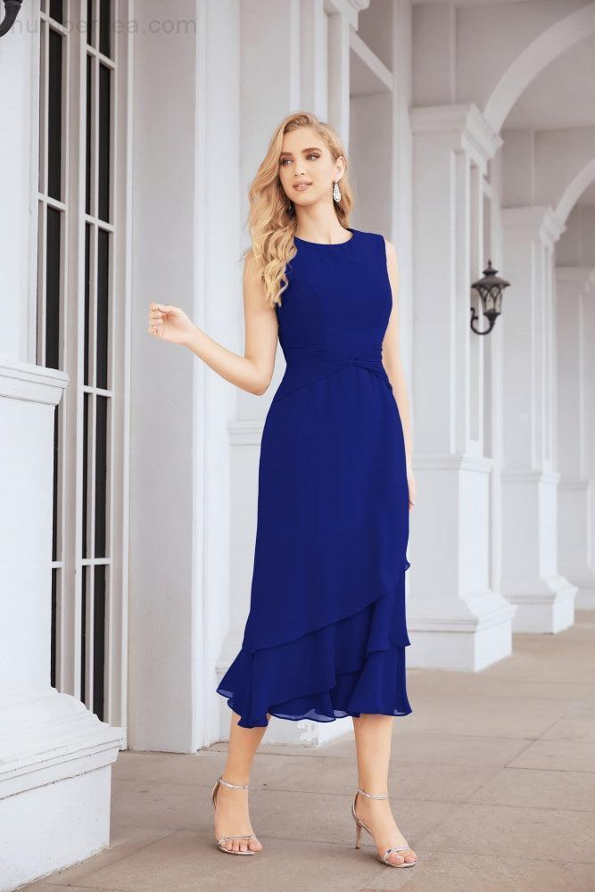Vestido de fiesta formal de dos piezas en línea A para madre de la novia Numbersea 28072