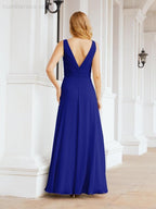 Bridesmaid Dresses for Wedding Ruffles Long Formal Prom Gowns 28039