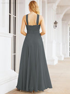 Crisscross Halter Bridesmaid Dresses for Party Wedding Evening Prom Maxi Ball Gowns 28053