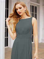 Bridesmaid Dresses for Wedding Ruffles Long Formal Prom Gowns 28039