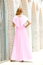 Mother of The Bride Dresses Plus Size V-Neck Floor Length Formal Prom Dress for Wedding Guest 28020